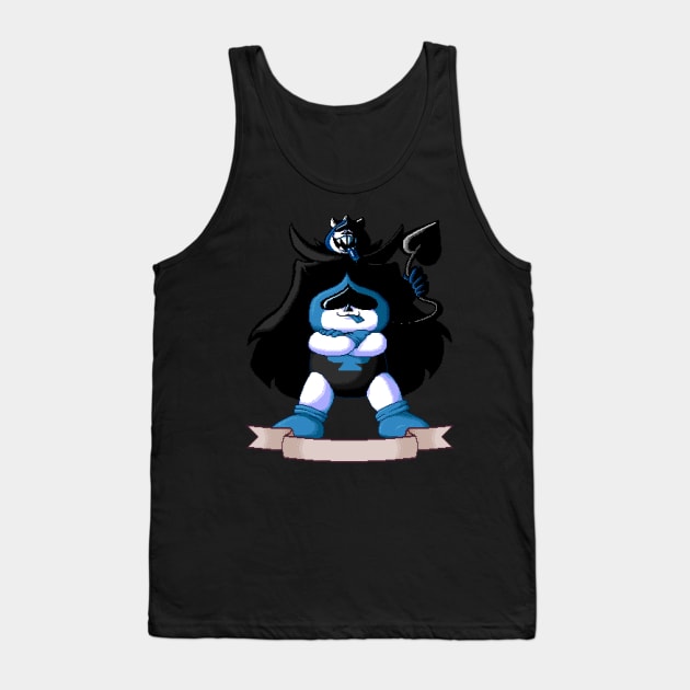 Lancer - Deltarune Tank Top by maverickmichi